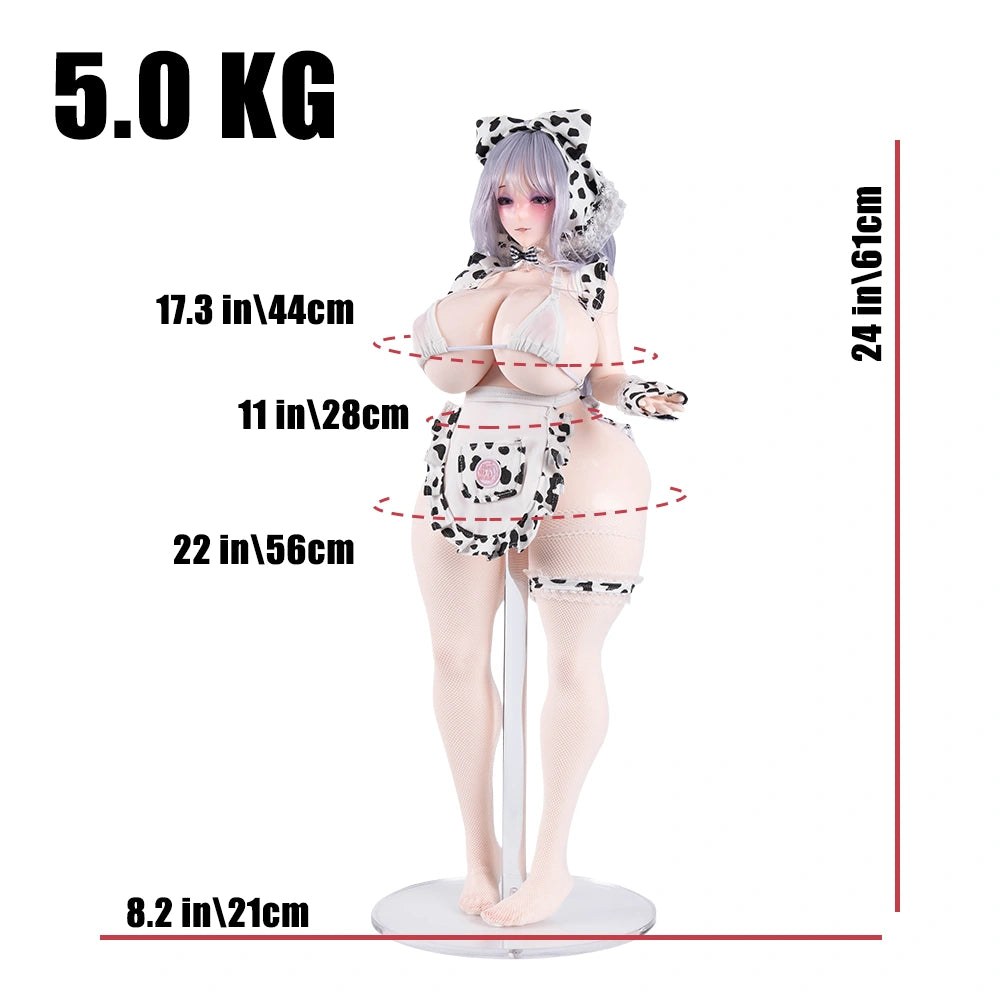 Image of 3.0 Keiko: Nude Anime Figures Maid Girlfriend Cow Costume Cosplay